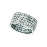 Picture of Diamond 5 rows ring