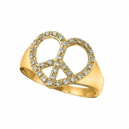 Picture of Diamond heart ring