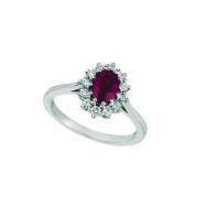 Picture of Ruby & diamond ring