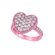 Picture of Diamond heart ring