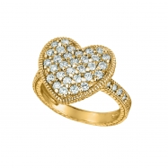 Picture of Diamond heart ring