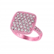 Diamond square ring