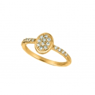 Picture of Diamond oval ring