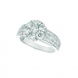 Diamond flower ring