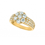 Picture of Diamond flower ring