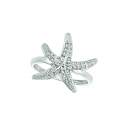 Picture of Diamond starfish ring
