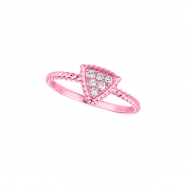 Picture of Diamond triangle ring