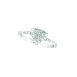 Diamond triangle ring