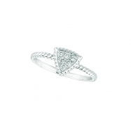 Picture of Diamond triangle ring