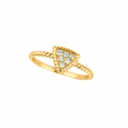 Picture of Diamond triangle ring