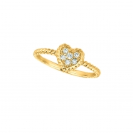 Picture of Diamond heart ring