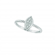 Diamond marquise shape ring