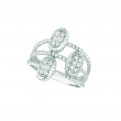Diamond oval ring