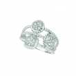 Diamond square & round  ring