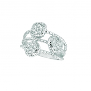Picture of Diamond heart,square & round ring