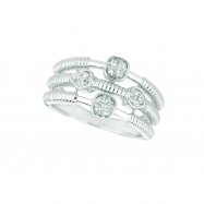 Picture of Diamond square & pear shape ring