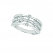 Diamond oval ring