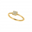 Diamond square ring