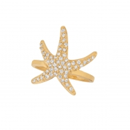 Picture of Diamond starfish ring