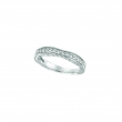 Antique Style Diamond Wedding Band Ring