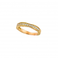 Picture of Antique Style Diamond Wedding Band Ring