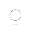 14K White Gold 1x16mm Endless Hoops