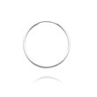 14K White Gold 1x21mm Endless Hoops