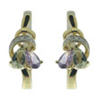 Multicolor Stone Diamond Earrings