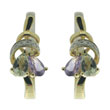 Multicolor Stone Diamond Earrings
