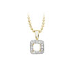Semi-Mount Diamond Pendant W/Chain