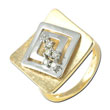 14K Two-Tone Gold Diamond Ring