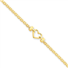 14k Fancy Heart Anklet