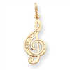 10k TREBLE CLEF CHARM