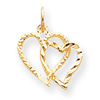 10k Heart Charm