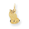 10k PRAYING HANDS CHARM