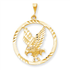 10k EAGLE IN A FRAME CHARM