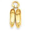 14k Ballet Slippers Charm