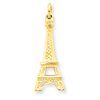 14k Eiffel Tower Charm
