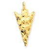 14k Arrow Head Charm