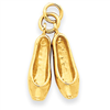 14k Ballet Slippers Charm