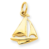 14k Sailboat Charm