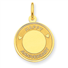 14K Happy Anniversary Charm