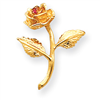 14k Rose Charm