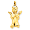 14k Polished Angel Pendant