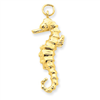 14k Seahorse Pendant