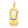 14k Sports Car Charm