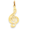 14k Treble Clef Charm