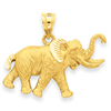 14k Elephant Pendant