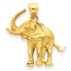14k Elephant Pendant