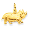14k Pig Charm